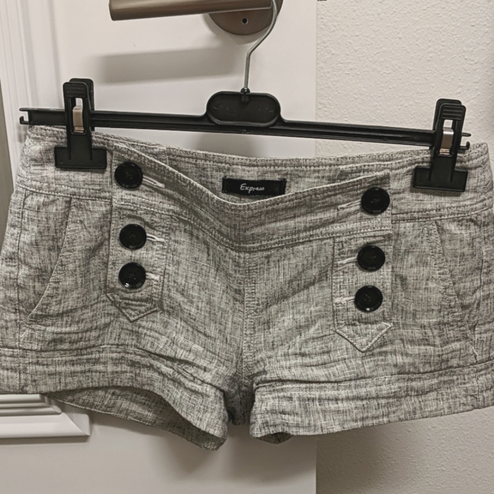 Express Linen/Cotton 2-1/2" Sailor Shorts